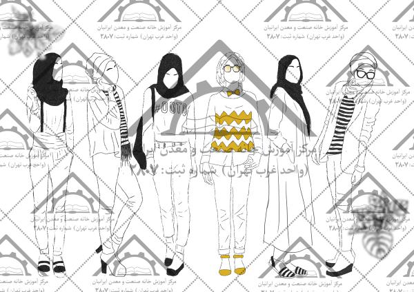 آموزش طراحی لباس با ساده ترین شیوه ها در ایران